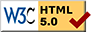 Icono de conformidad con el marcado HTML5