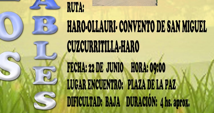 Paseo Saludable: Haro - Ollauri - Convento San Miguel - Cuzcurritilla - Haro