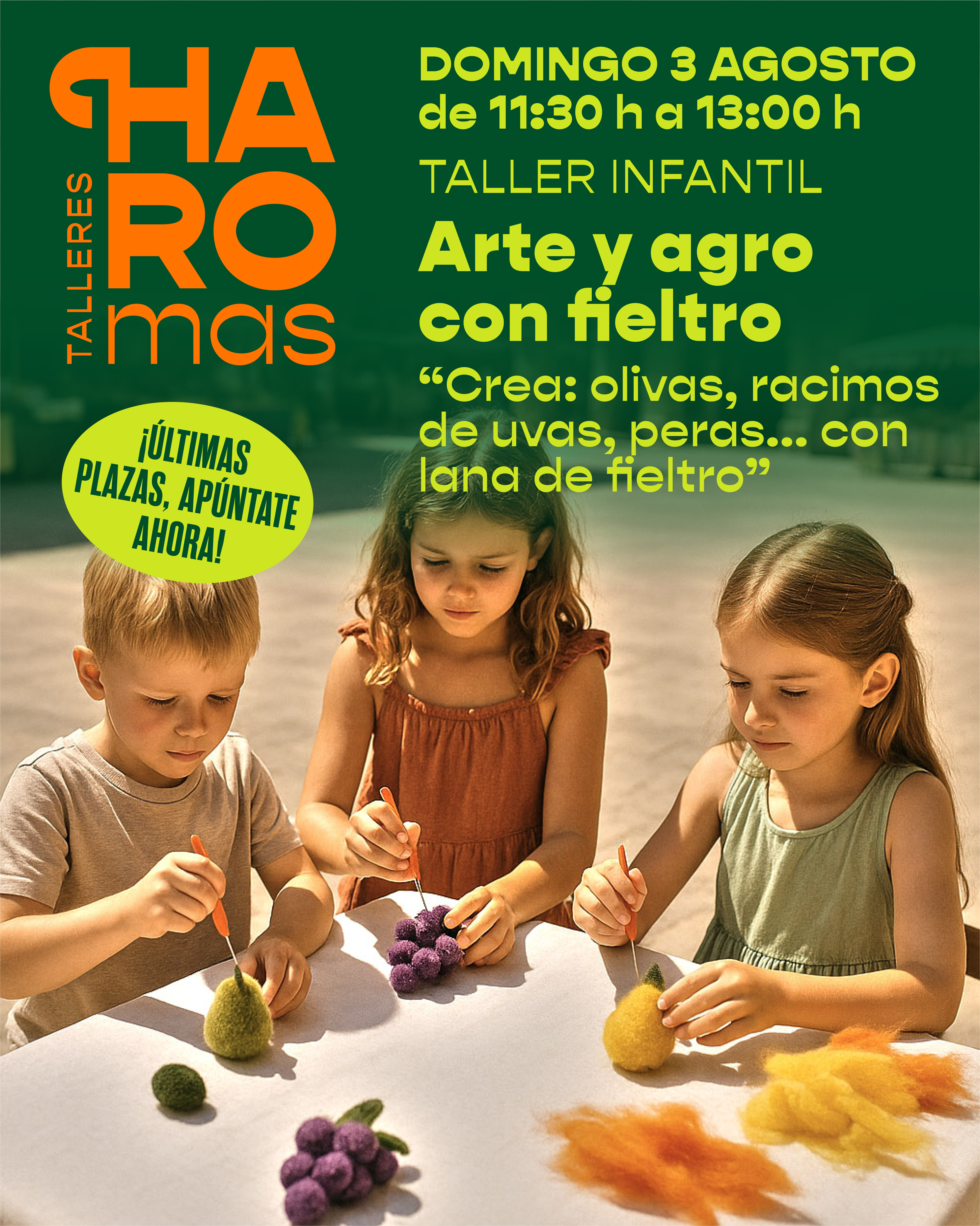 TALLER INFANTIL HAROMAS: Crea tus propios productos riojanos