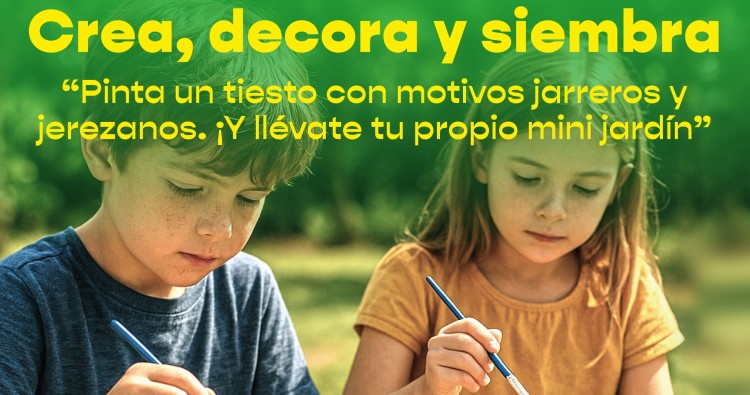 HAROMAS: Taller Infantil Crea, decora y siembra