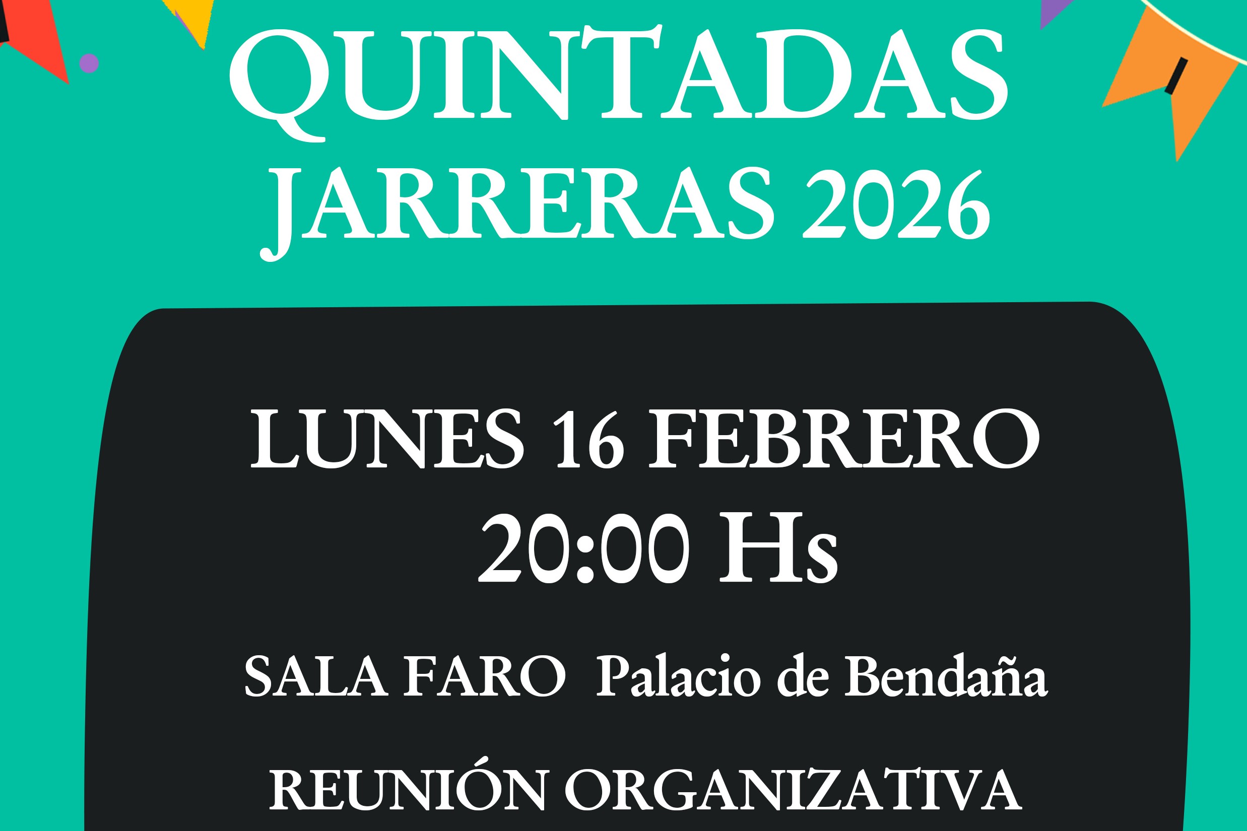 Quintadas Jarreras: Reunión Organizativa
