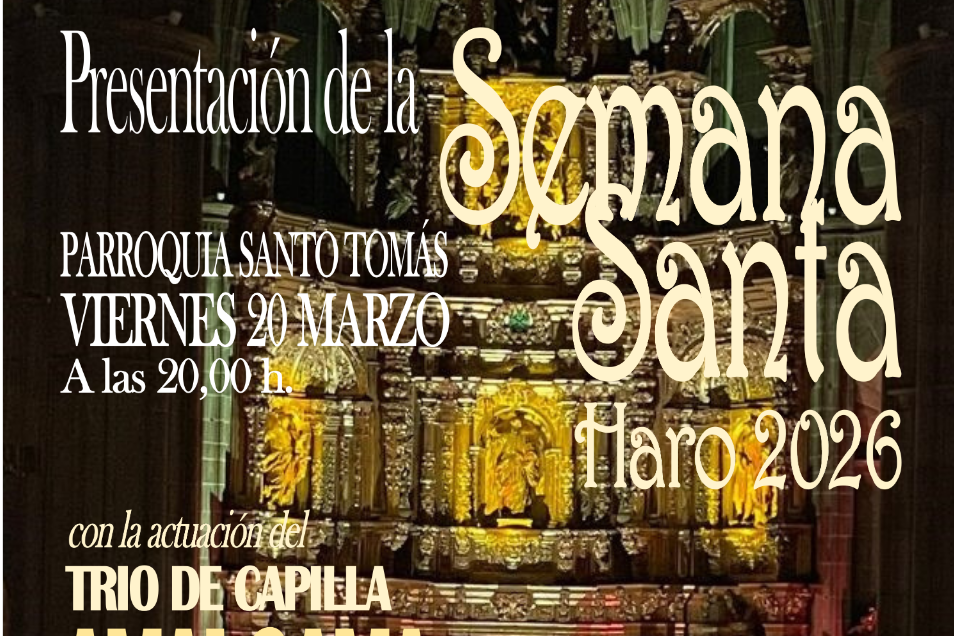 Presentación de la Semana Santa de Haro 2026