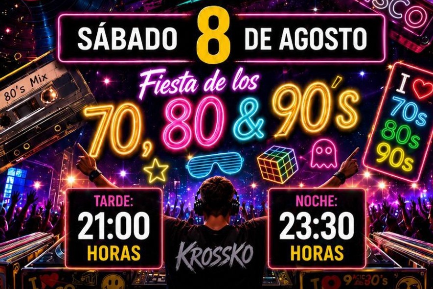 MÚSICA: Fiesta 70, 80 & 90´s