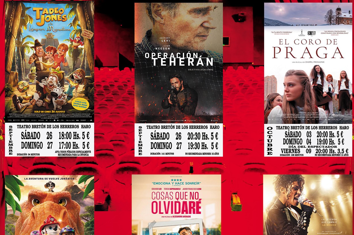 CINE: Cartelera Septiembre y Octubre