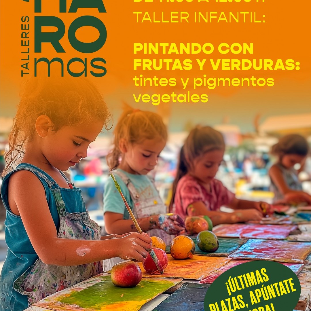 Taller Infantil: Pintando con frutas y verduras: tintes y pigmentos vegetales