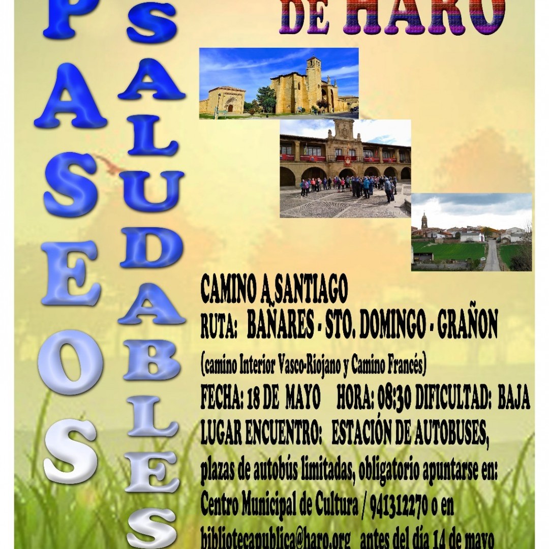 Paseo Saludable: Bañares - Santo Domingo - Grañón