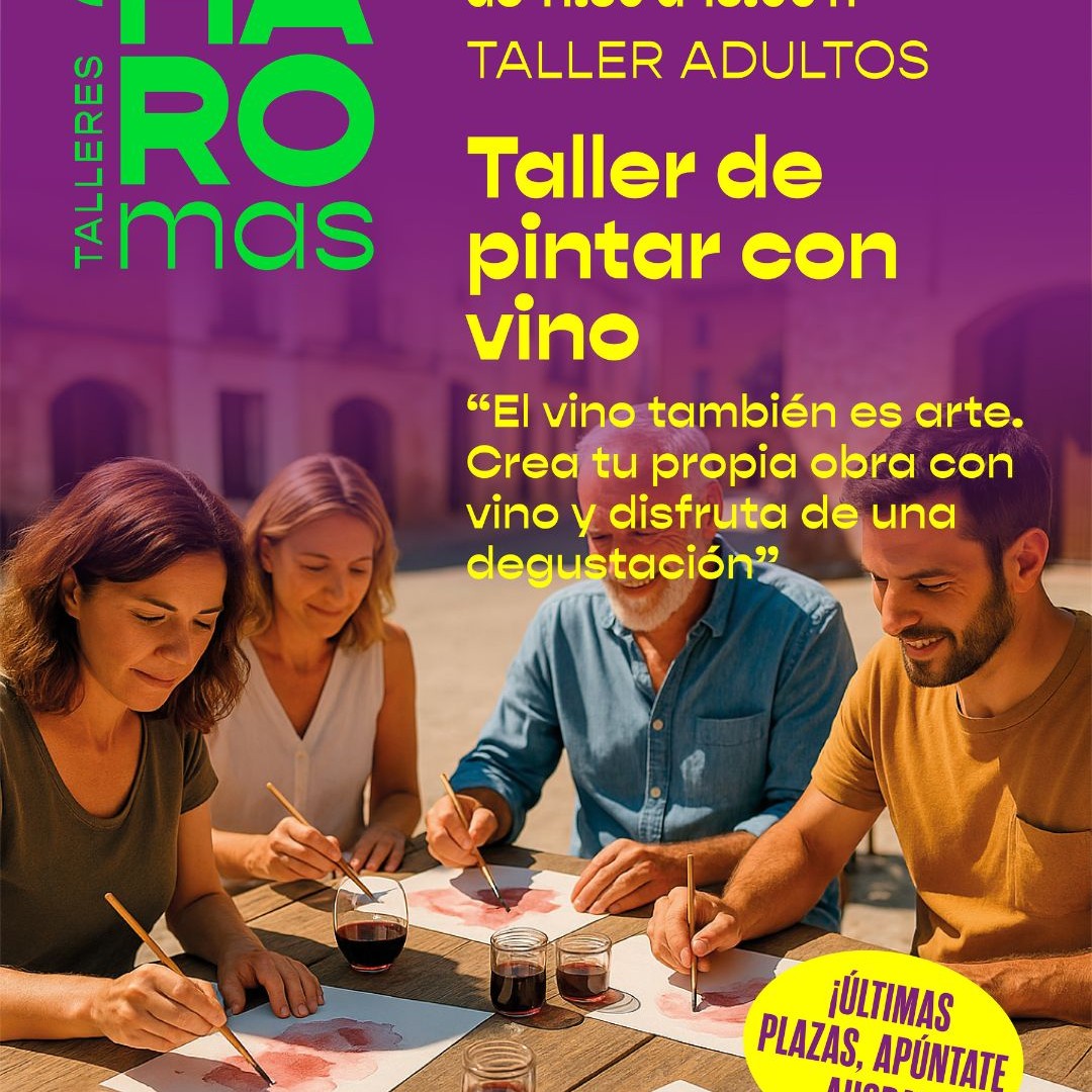 HAROMAS Taller Adultos: Taller de Pintura con Vino