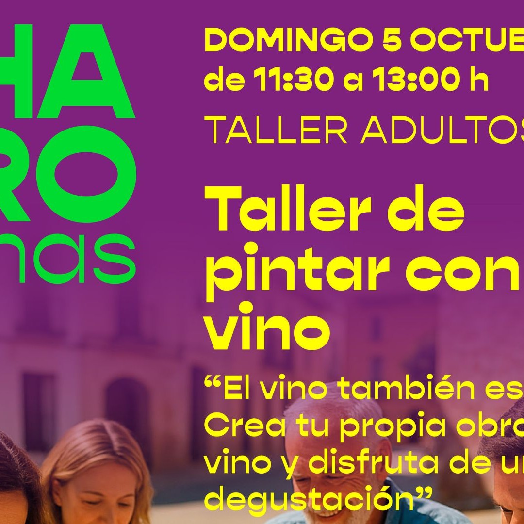 HAROMAS Taller Adultos: Taller de Pintura con Vino