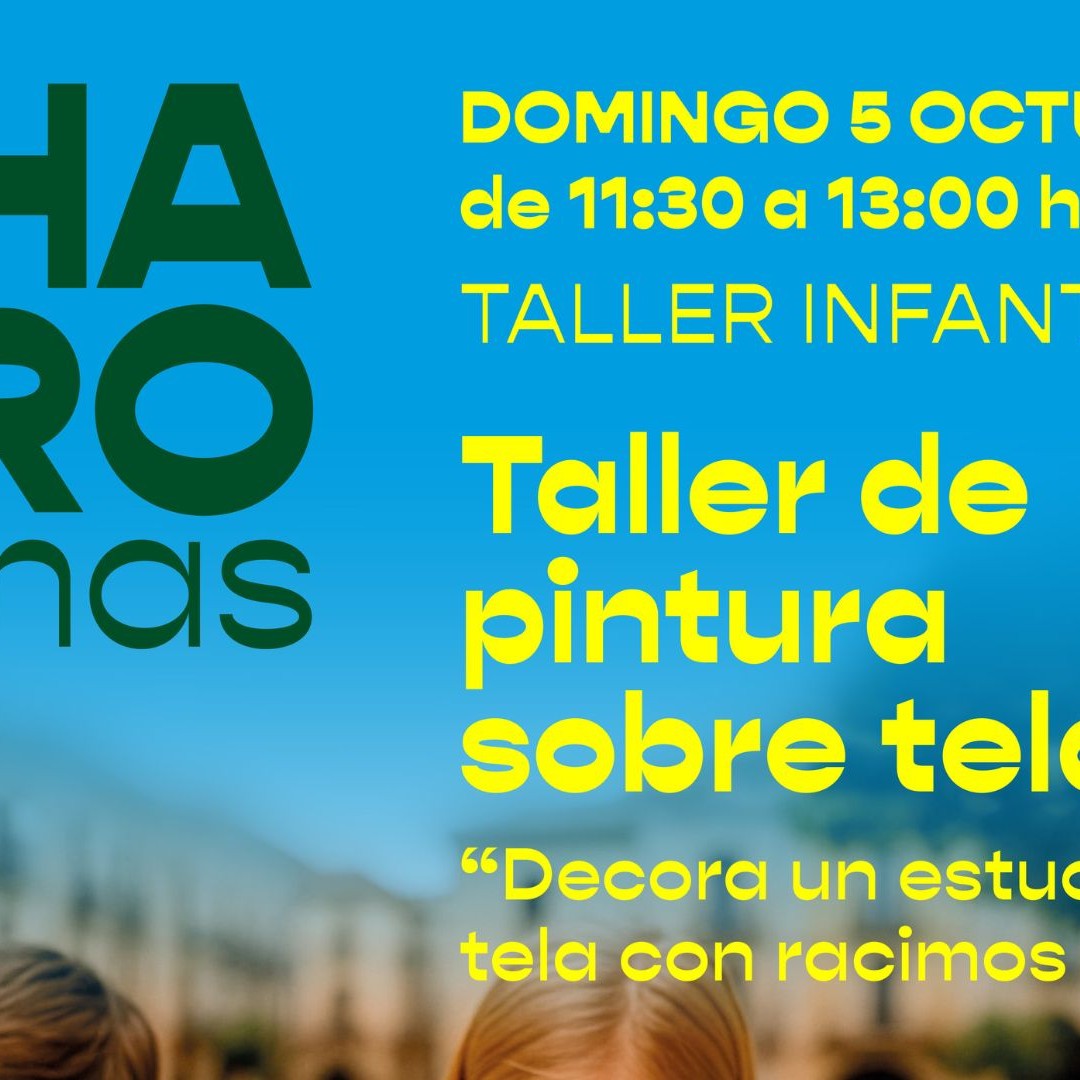 HAROMAS Taller Infantil: Pintura sobre tela