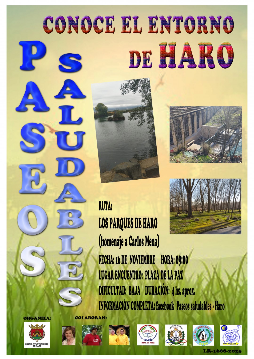 PASEO SALUDABLE NOVIEMBRE: Parques de Haro