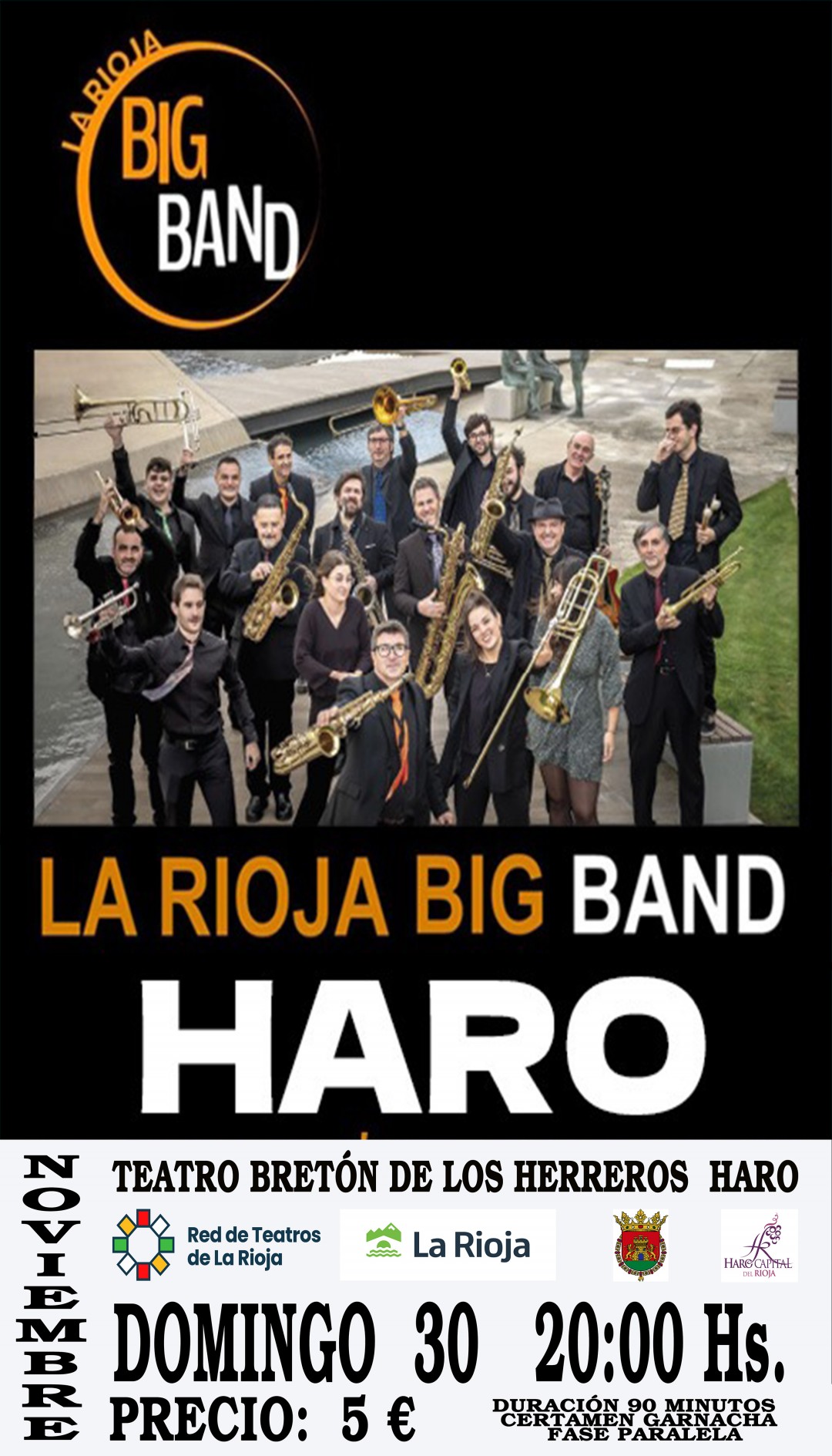 CERTAMEN GARNACHA FASE PROFESIONAL (Paralela): LA RIOJA BIG BAND