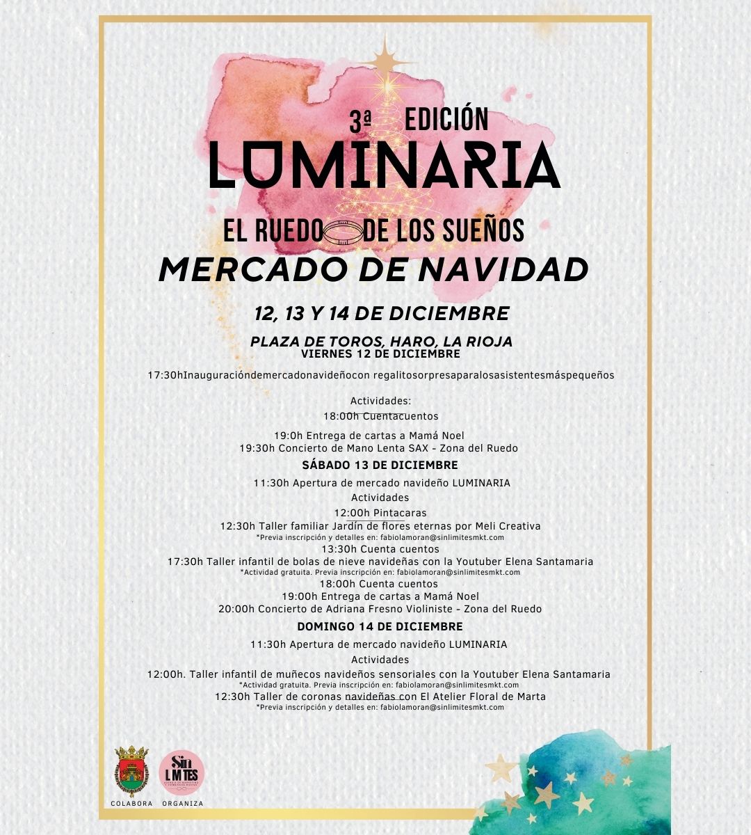 Mercado Navideño: Luminaria El Ruedo de los Sueños