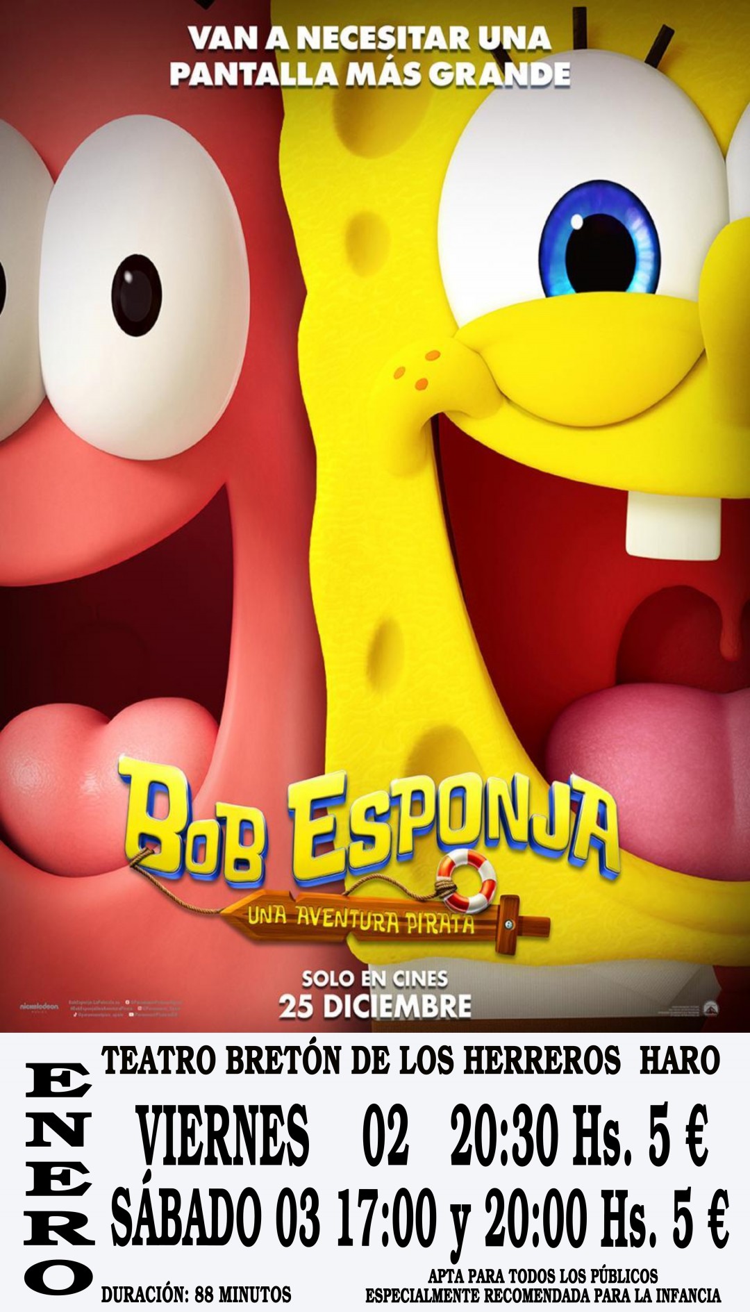 CINE: Bob Esponja