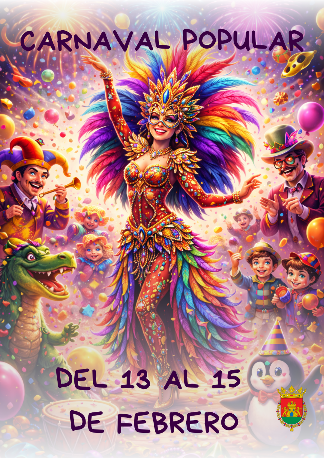Carnaval Popular 2026 del 13 al 15 de febrero