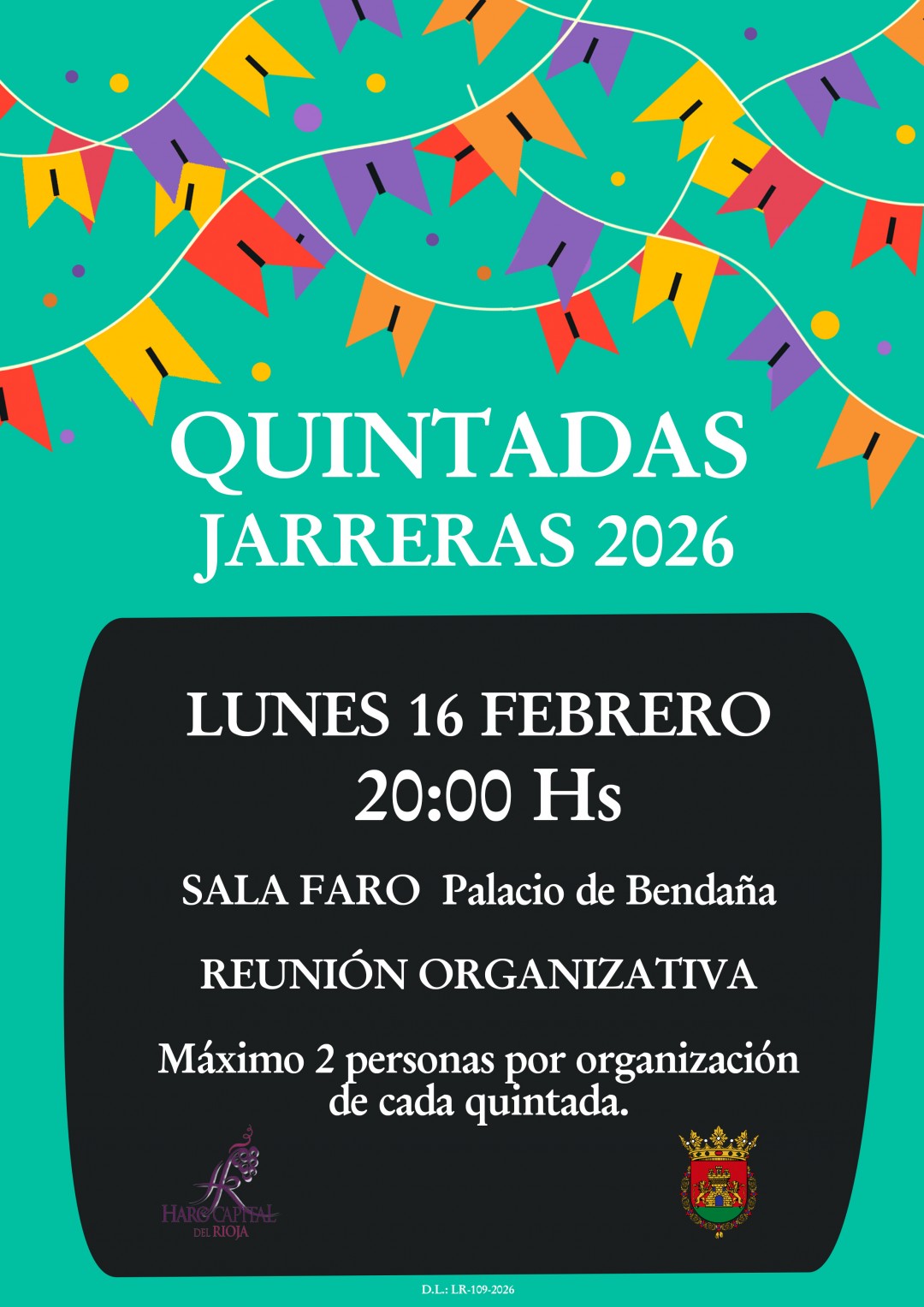 Quintadas Jarreras: Reunión Organizativa