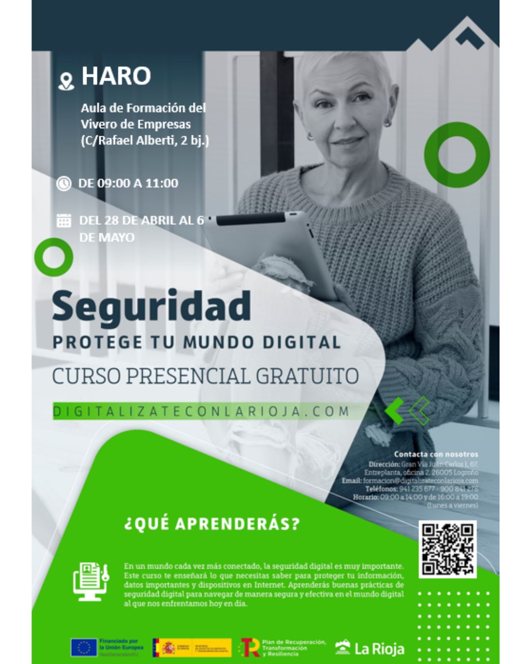CURSO PRESENCIAL GRATUITO: Seguridad protege tu mundo digital