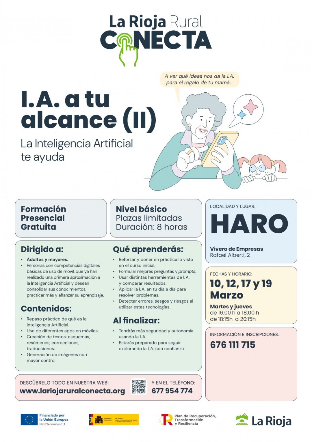 CURSO PRESENCIAL: IA a tu alcance (II)