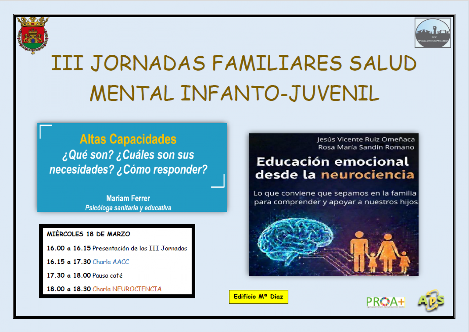 III Jornadas Familiares de Salud Mental Infanto-Juvenil
