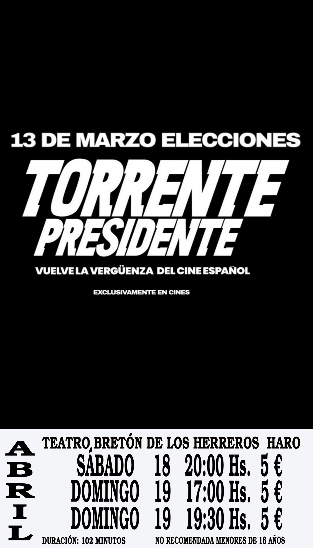 CINE: Torrente Presidente