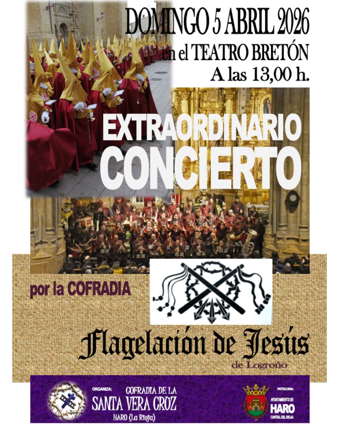 CONCIERTO por la Cofradía de la Flagelación de Jesús