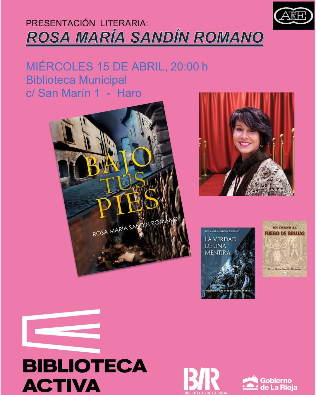 PRESENTACIÓN LITERARIA: Rosa María Sandín Romano