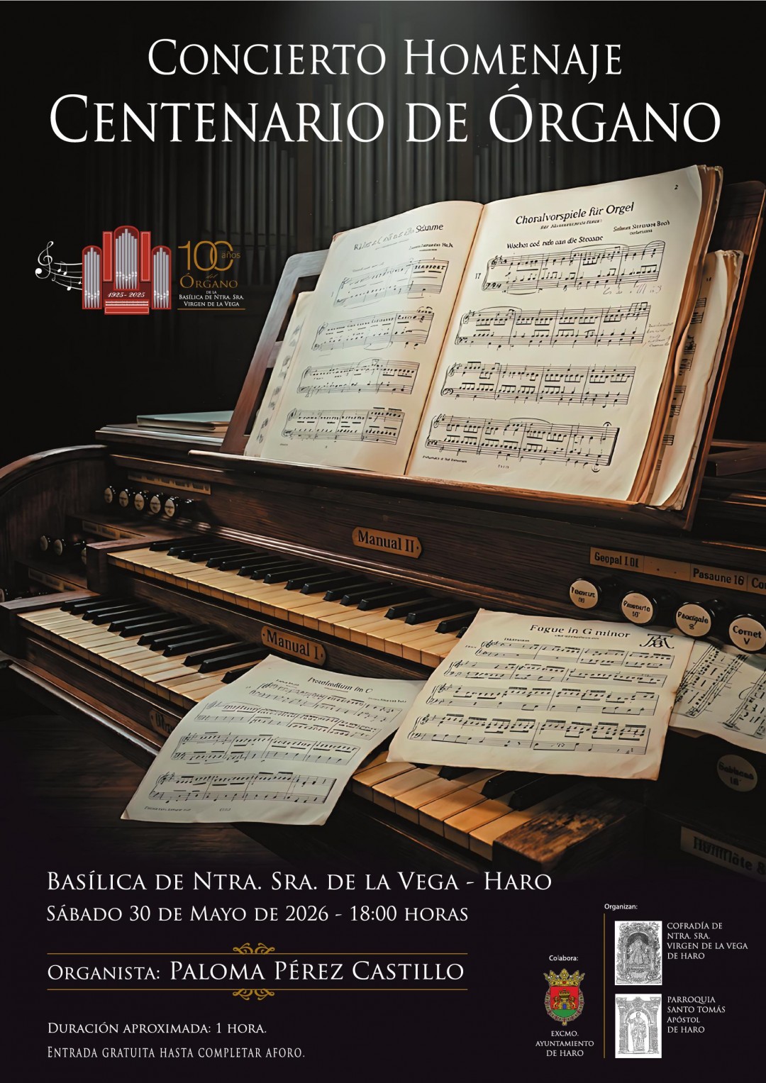 CONCIERTO: Homenaje Centenario del Órgano