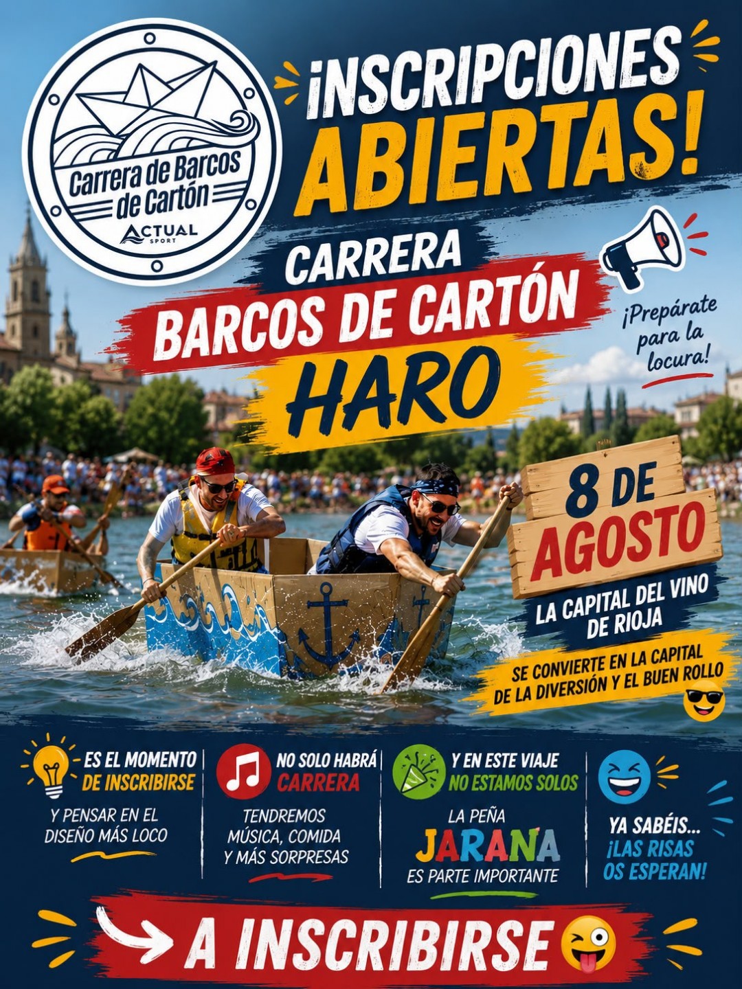 ESPECTÁCULO: Carrera de Barcos de Cartón