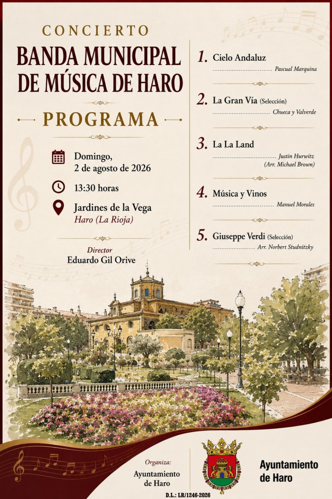 MÚSICA: Concierto Banda Municipal de Música