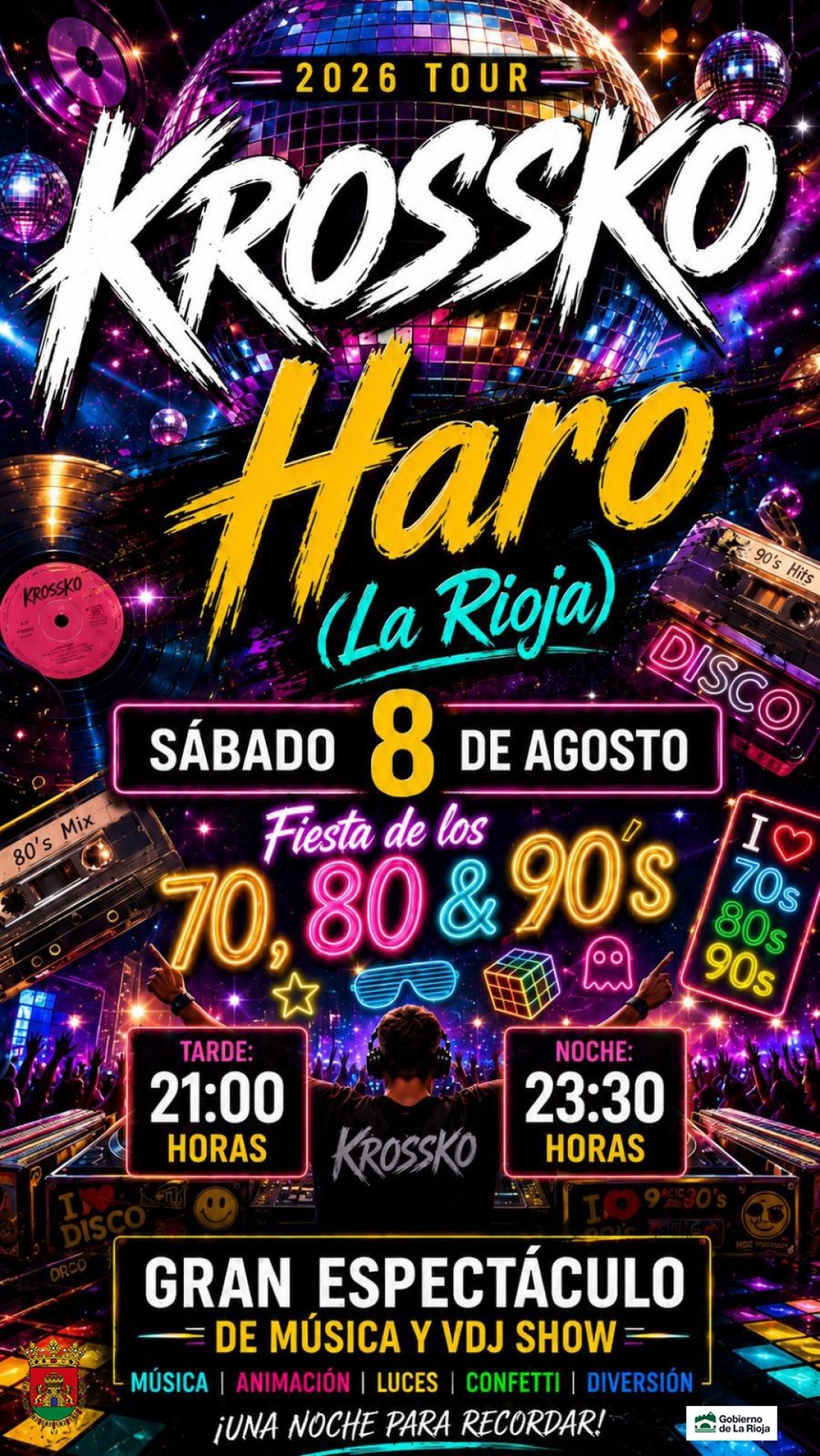 MÚSICA: Fiesta 70, 80 & 90´s
