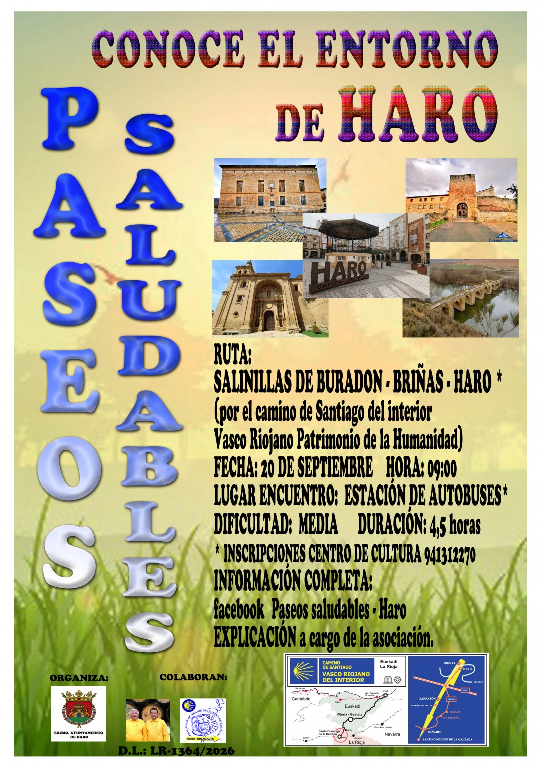 PASEO SALUDABLE: Haro- Briñas - Salinillas de Buradón