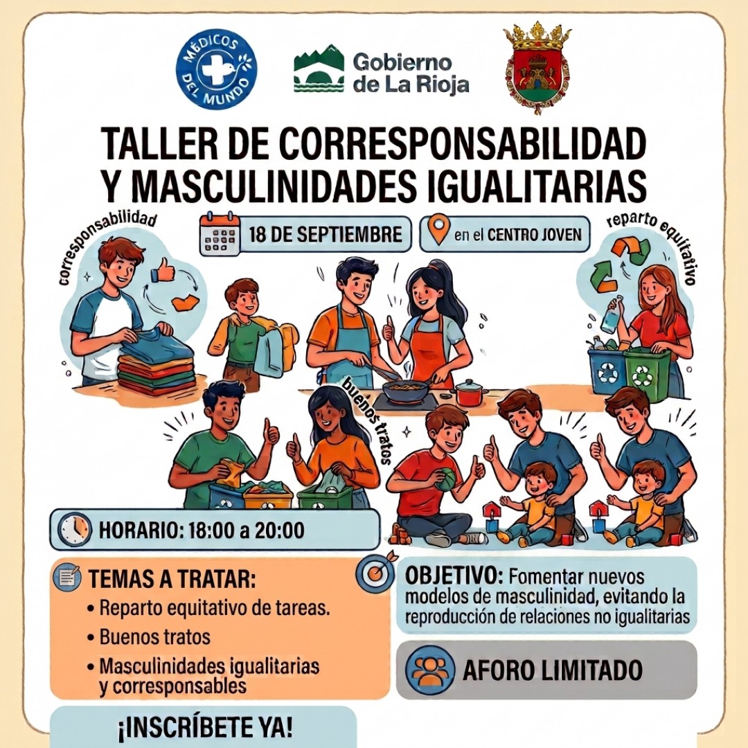 TALLER  PARA JÓVENES: Igualdad