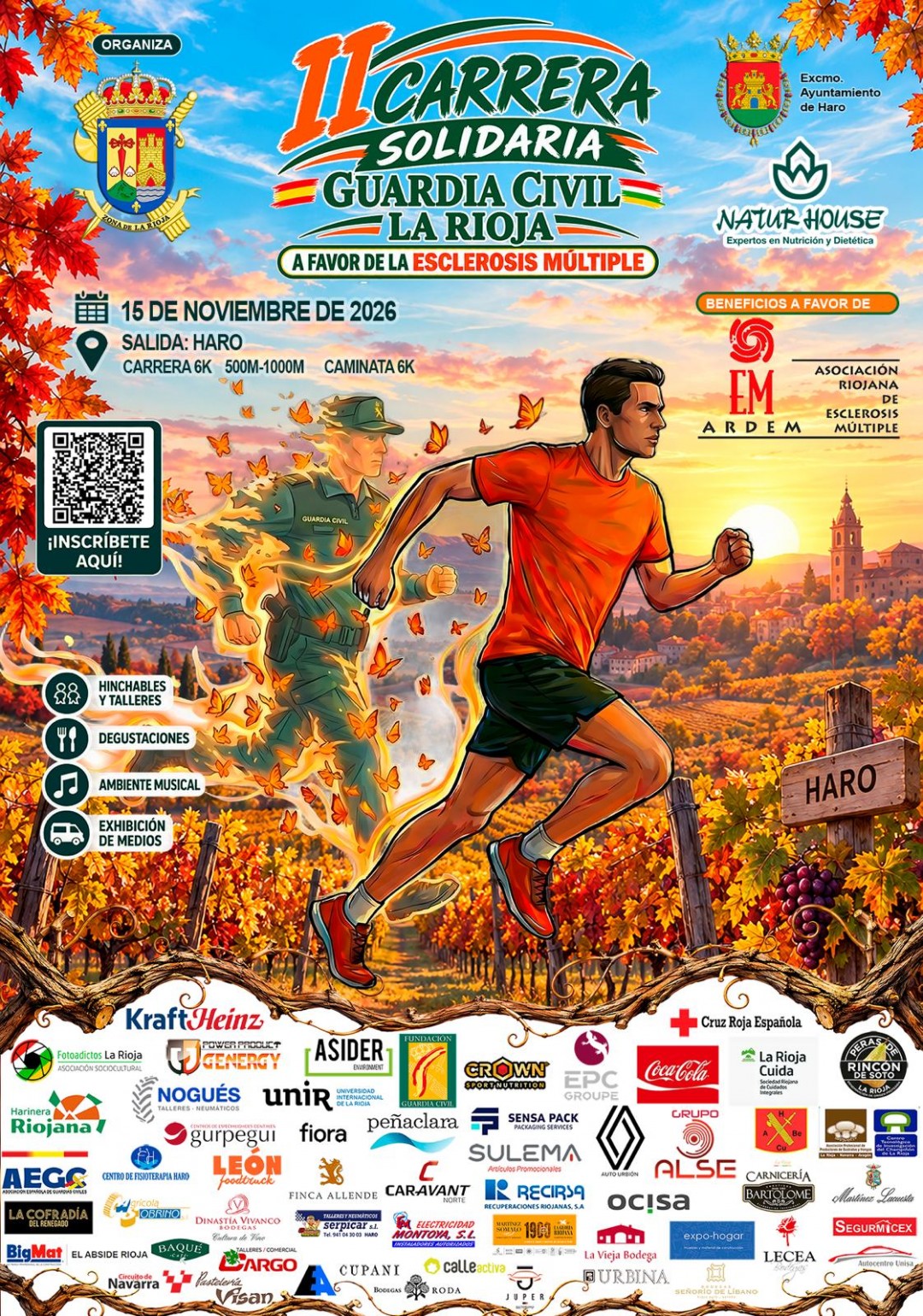 DEPORTE: II Carrera Solidaria de la Guardia Civil en Haro