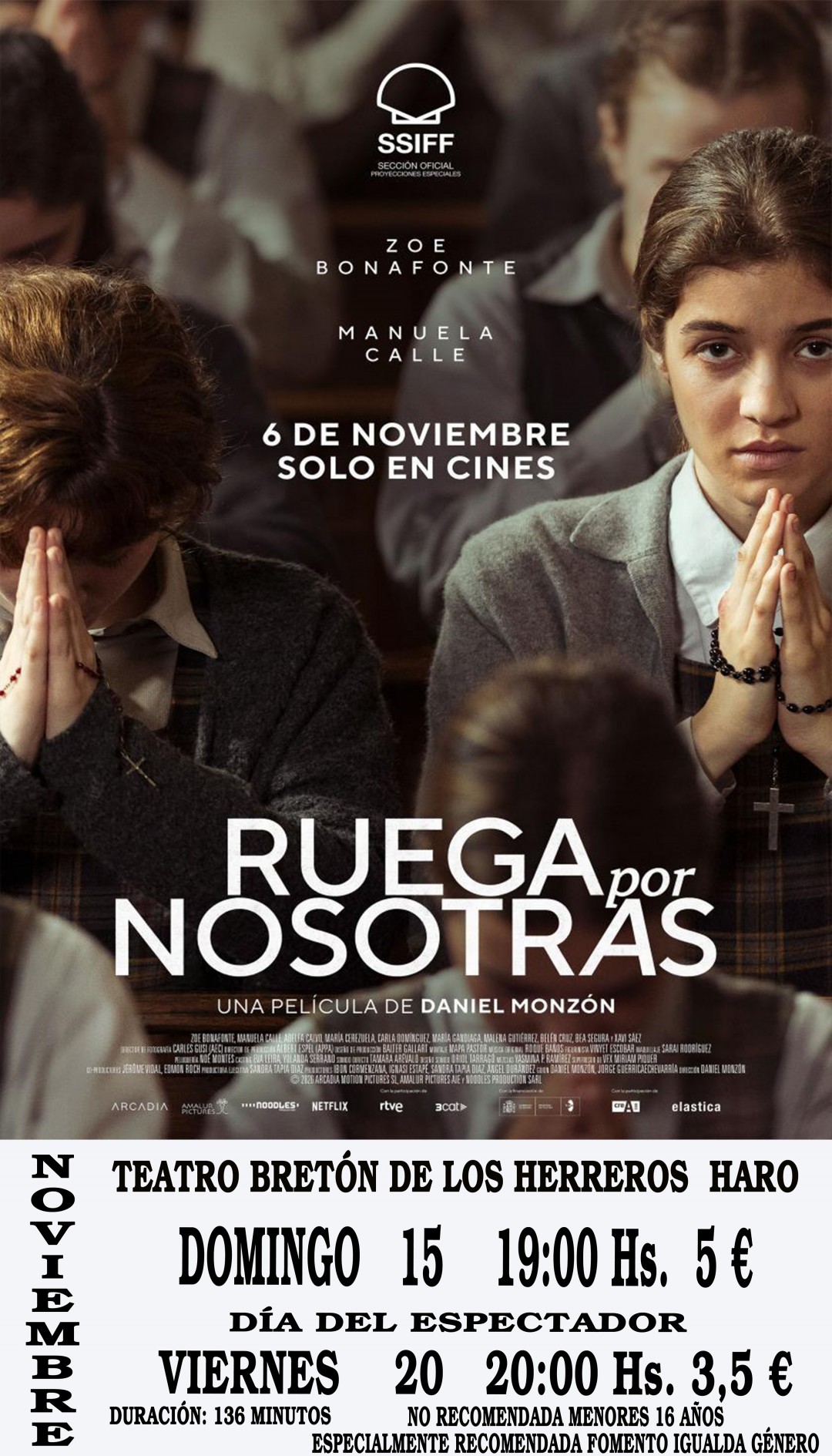 CINE: Ruega por Nosotras