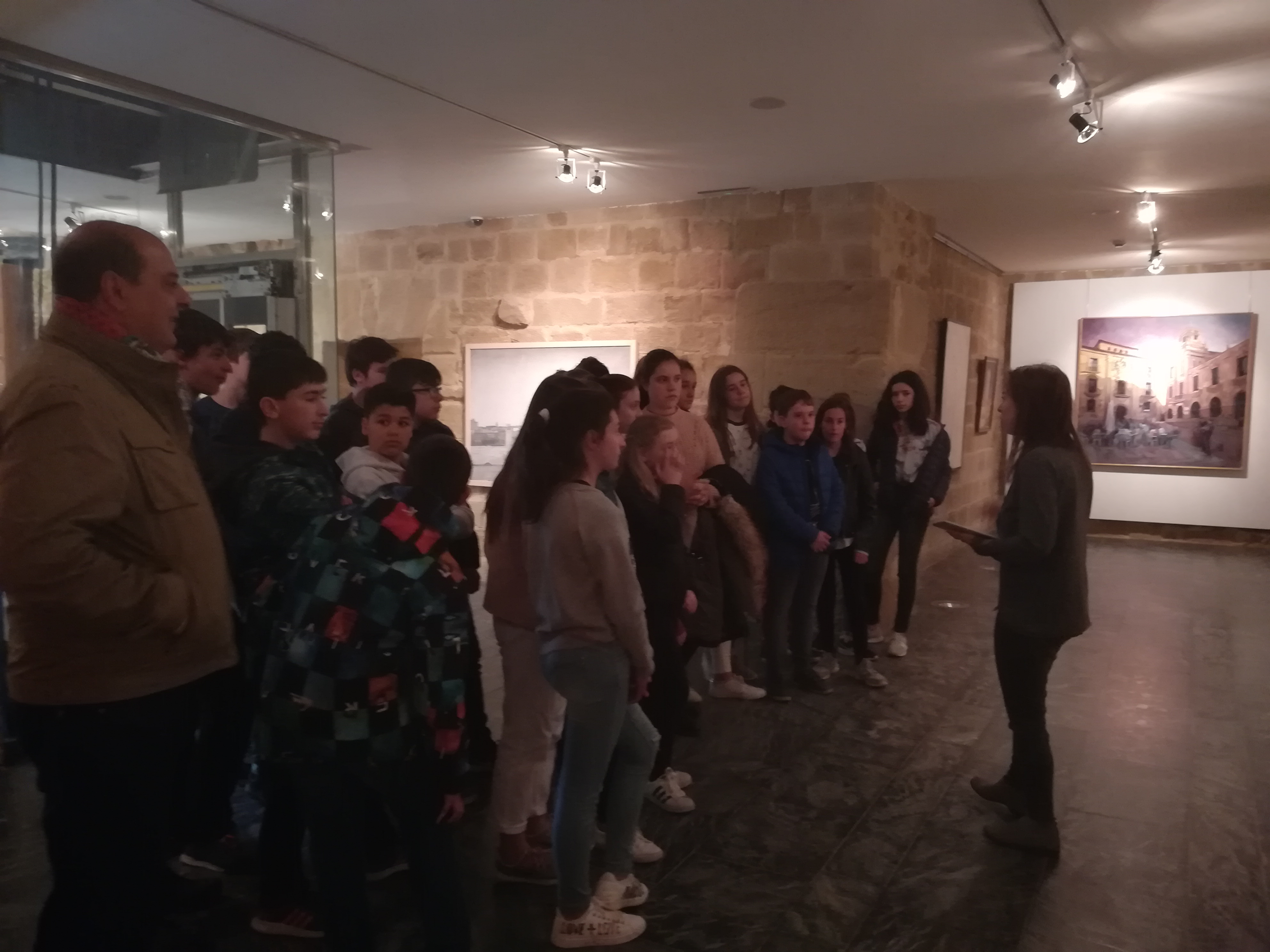 Alumnos del Colegio Sagrado Corazón visitan el Museo del Torreón