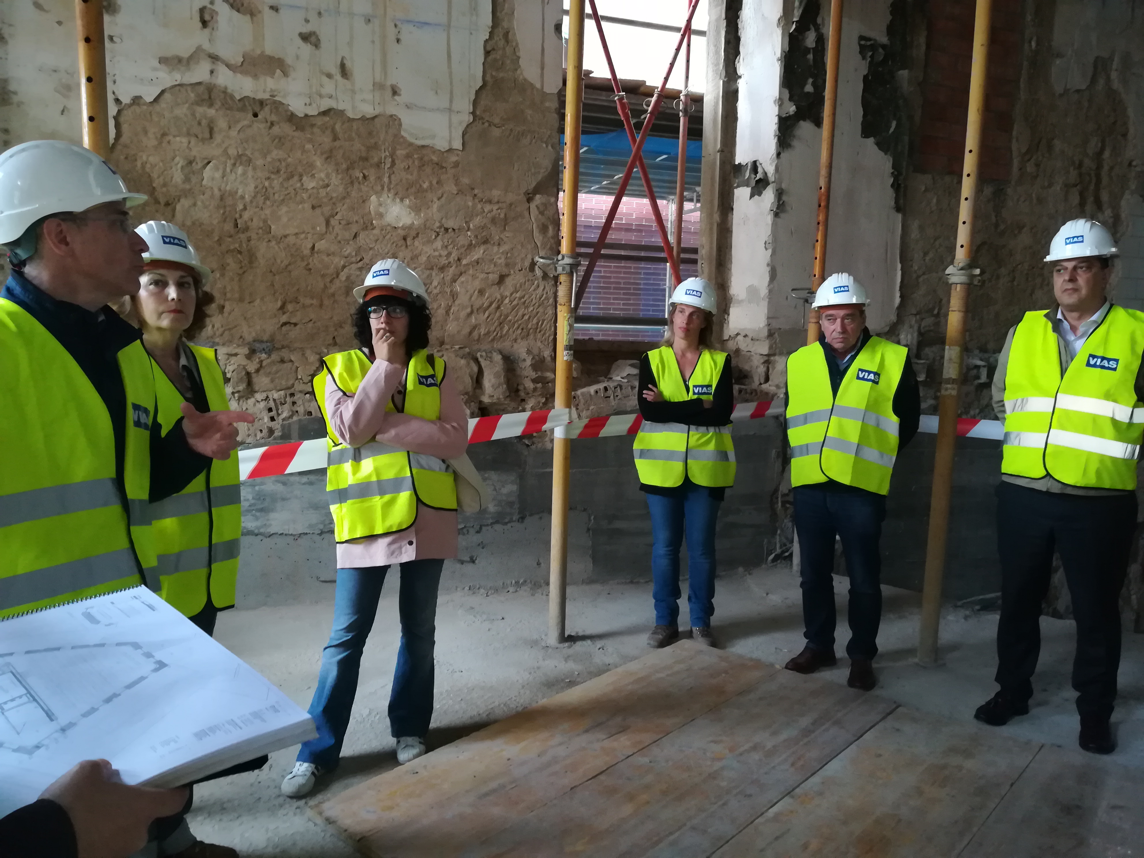 Técnicos del Ministerio de Fomento y del Ayuntamiento de Haro visitan el María Díaz