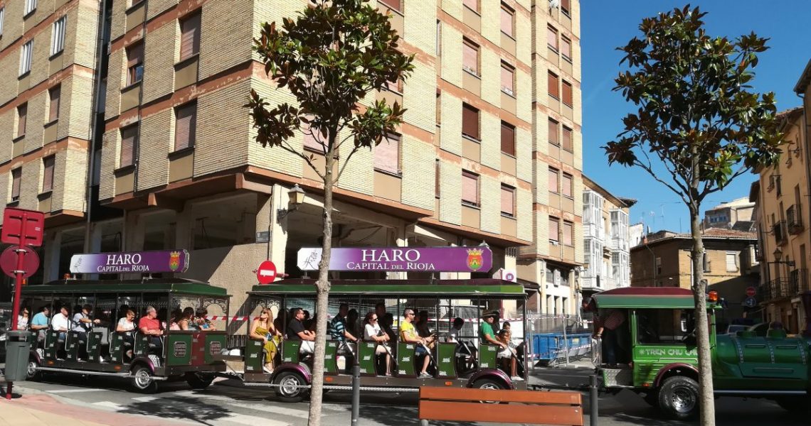 2.827 viajeros utilizaron el Tren Turístico de Haro