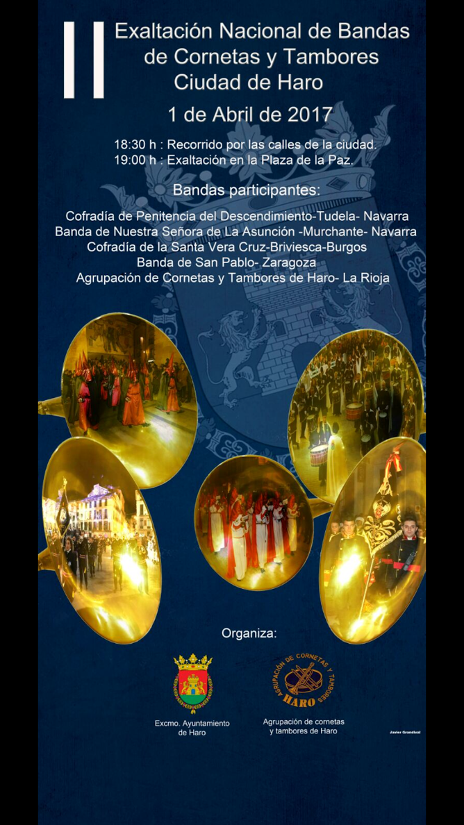  II Exaltación Nacional de Bandas de Cornetas y Tambores ‘Ciudad de Haro’