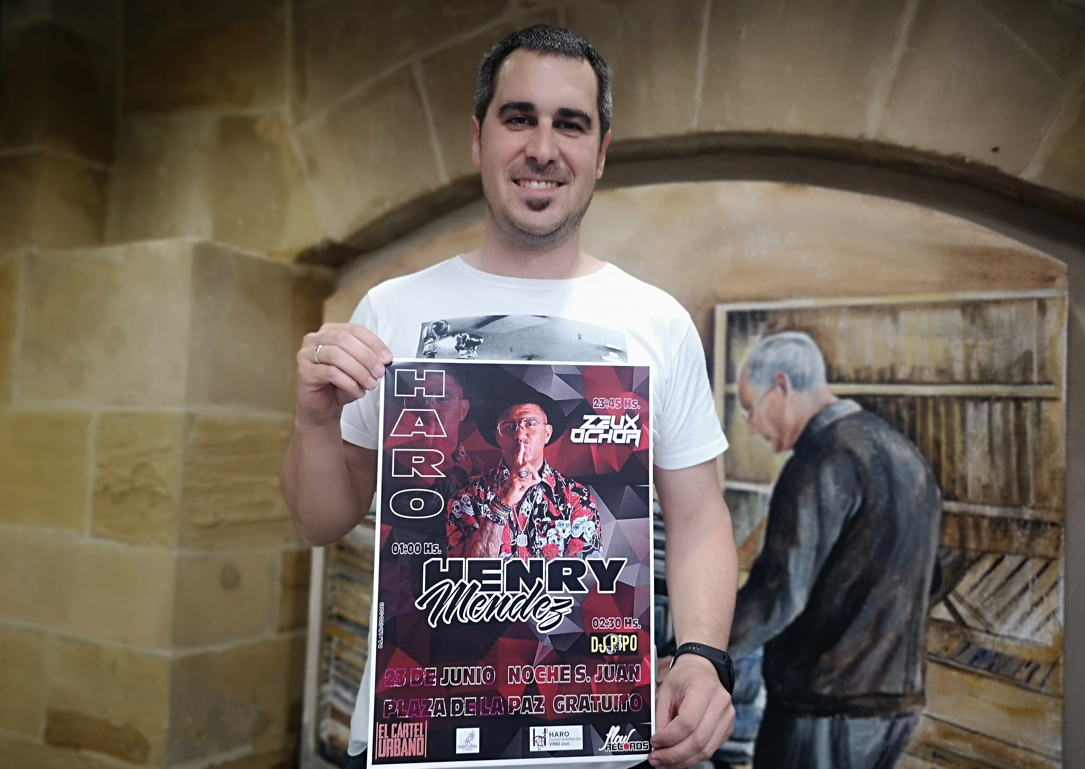 Henry Mendez actuará en Haro la Noche de San Juan