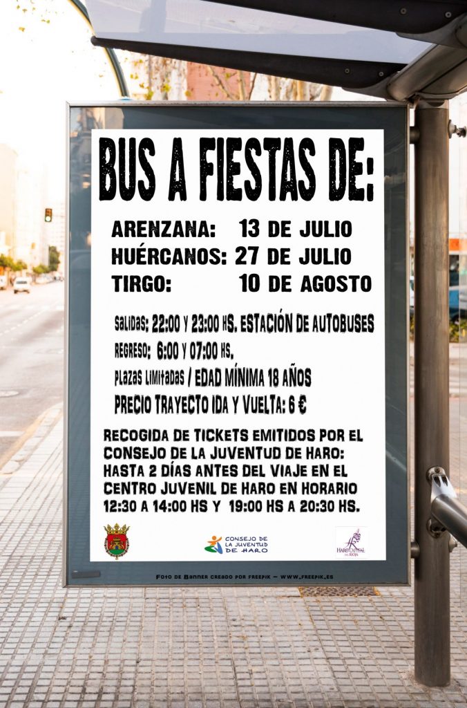 AMPLIADO EL SERVICIO DE AUTOBÚS A FIESTAS DE LOS PUEBLOS