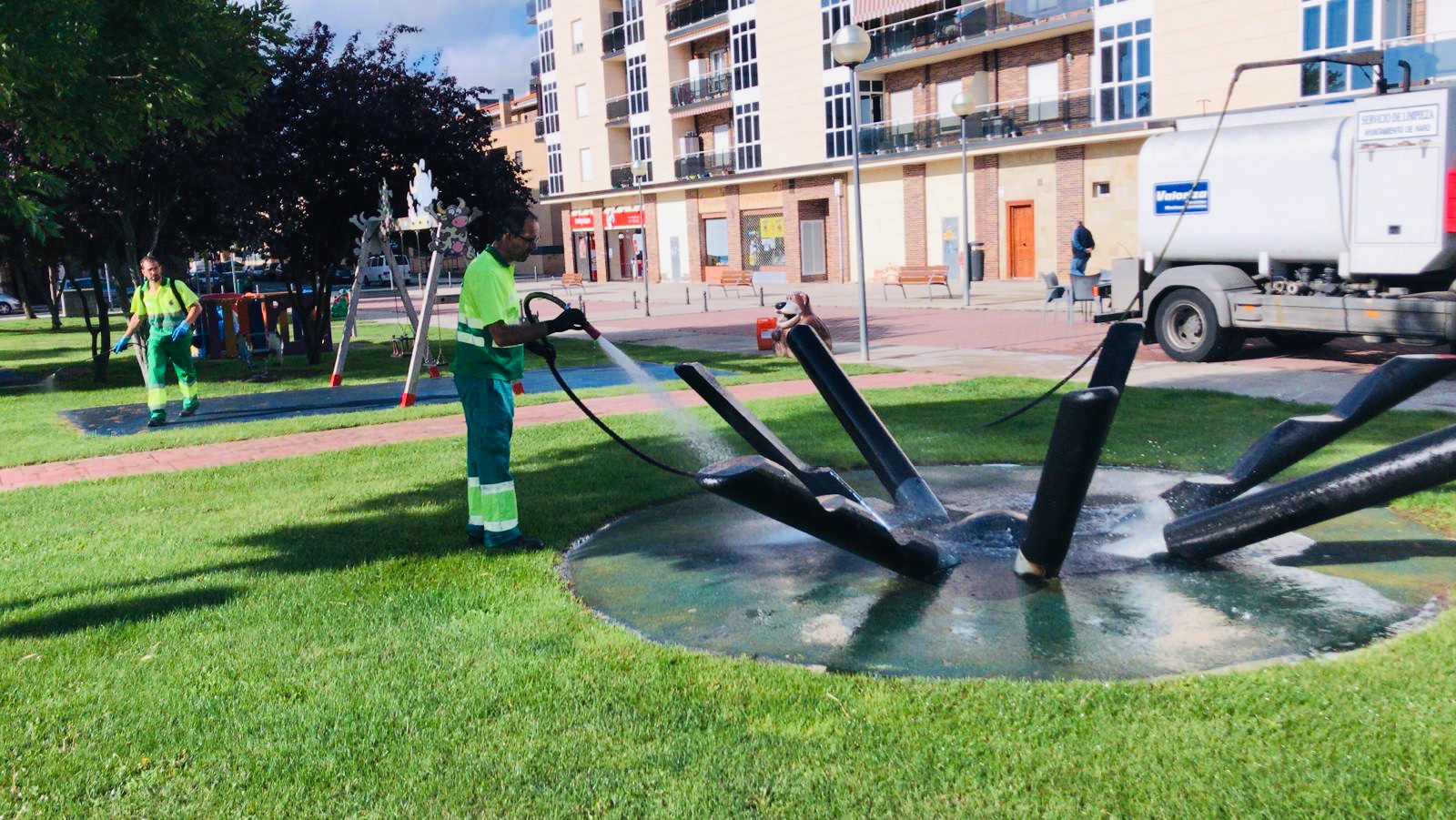 El Ayuntamiento de Haro abre los parques infantiles de la ciudad