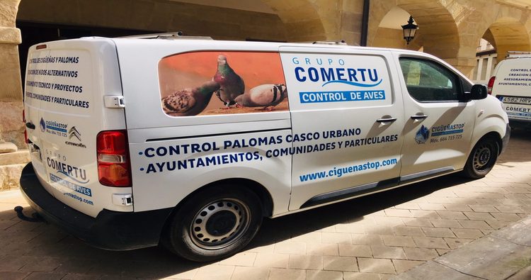 El Ayuntamiento inicia el control de la población de palomas de Haro
