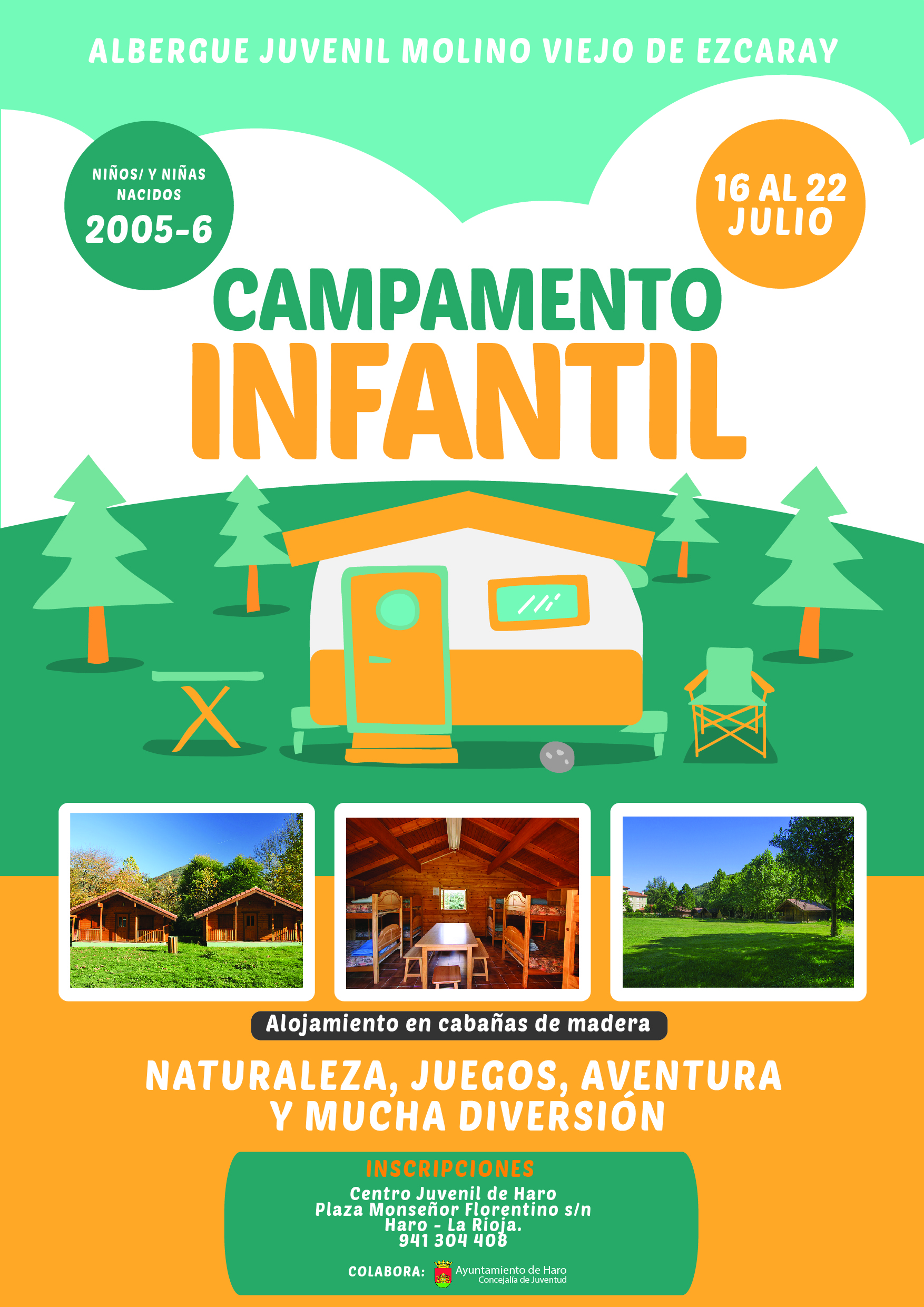 Primer campamento de verano en el albergue ‘Molino Viejo de Ezcaray’