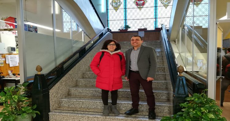 Rivado aborda distintos asuntos de interés con el director del I.E.S. Ciudad de Haro