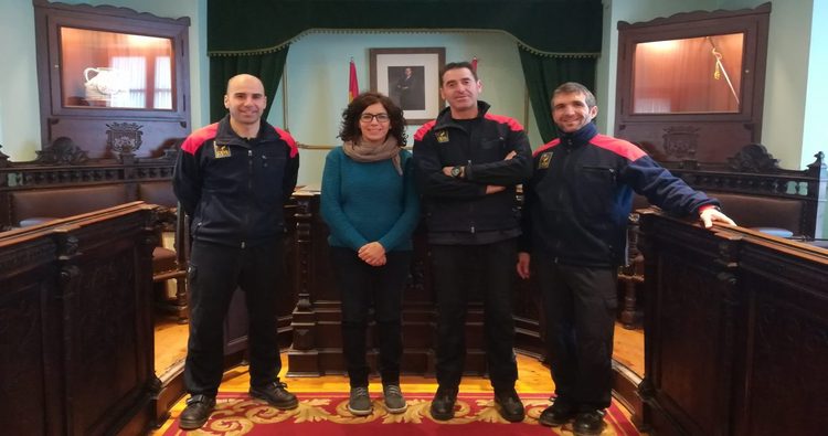 Los bomberos del CEIS inspeccionan el Ayuntamiento de Haro
