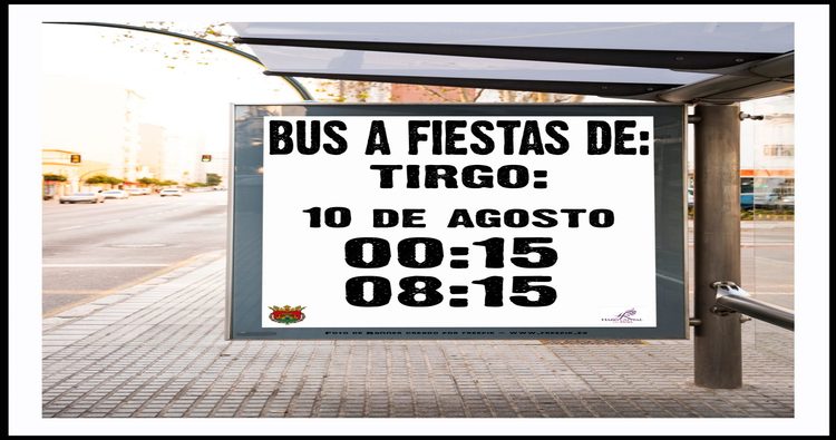 AMPLIADO EL SERVICIO DE AUTOBÚS A FIESTAS DE HUÉRCANOS.