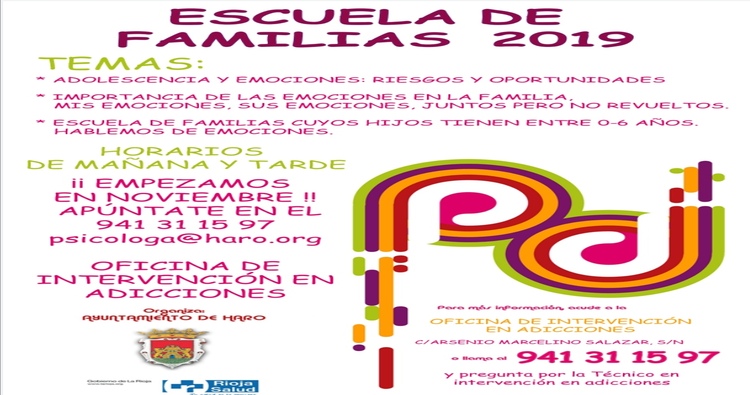 La Escuela de Familia se centra en esta edición en las emociones y el empoderamiento