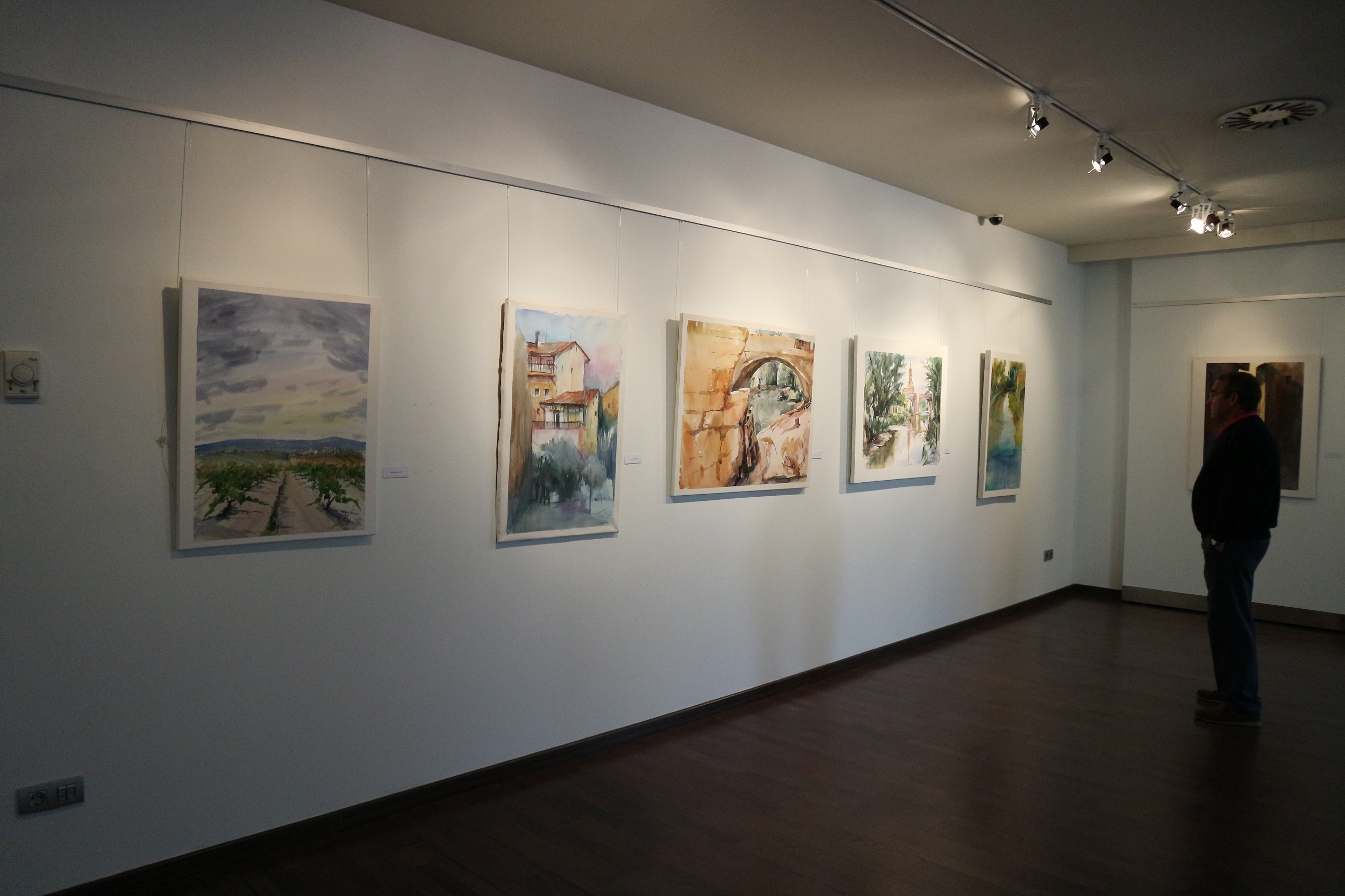 El Museo del Torreón  de Haro acoge una exposición de acuarelas
