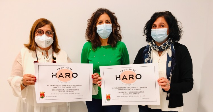 Haro impulsará una nueva campaña de bonos de ayuda al comercio y la hostelería 
