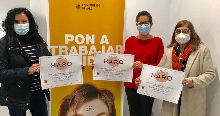 Haro impulsa una nueva campaña de bonos de apoyo al comercio y la hostelería