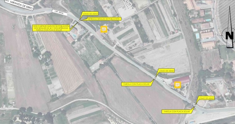 Este jueves está previsto el inicio de la instalación de nuevos pasos elevados en Haro